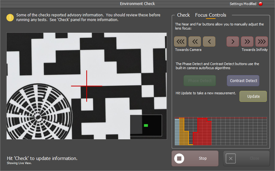 Lens Sharpness Test Chart