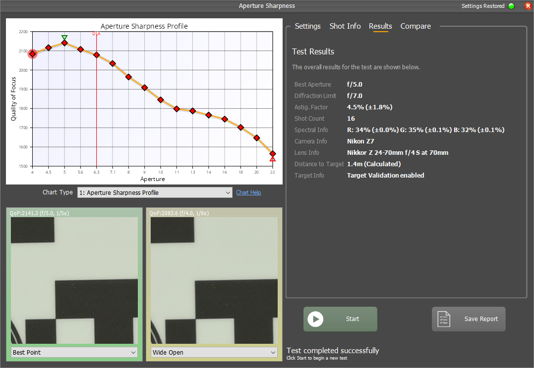 reikan focal pro lens calibration opoen box reikan focal pro lens calibration opoen box