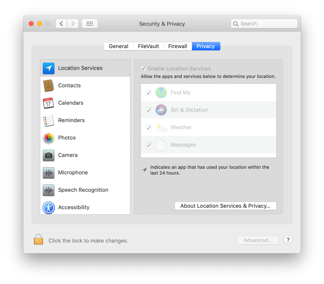 Reikan FoCal Mac Privacy Settings (macOS 10.15